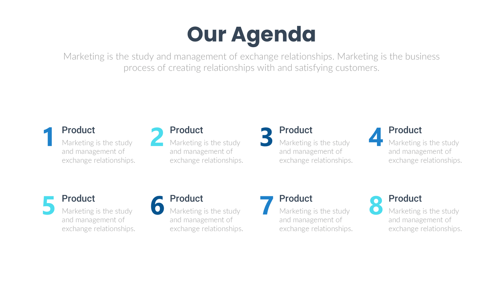Agenda slide 2