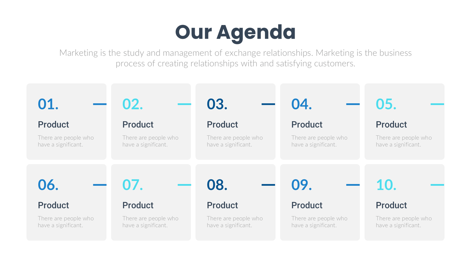 Agenda slide 3