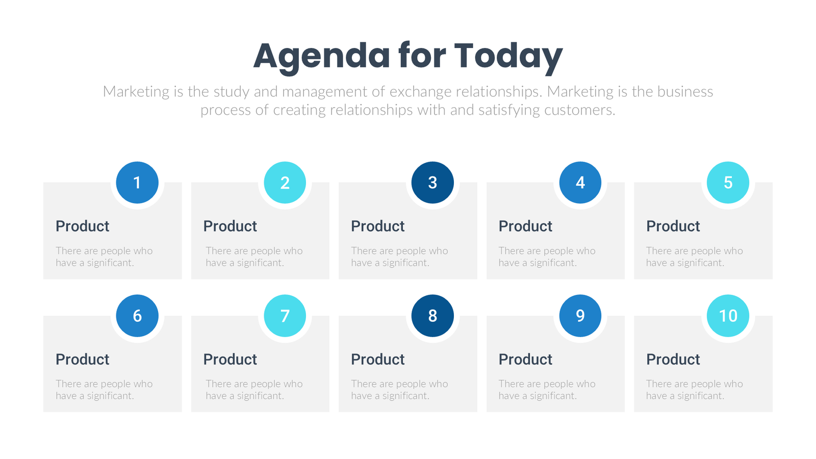 Agenda slide 5