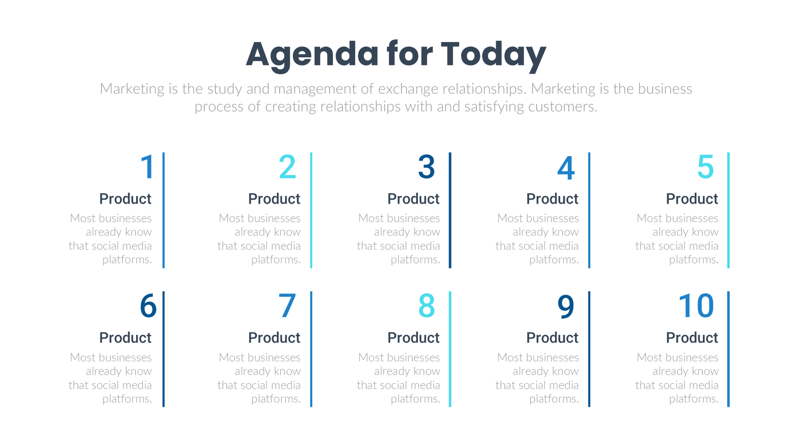Agenda slide 6